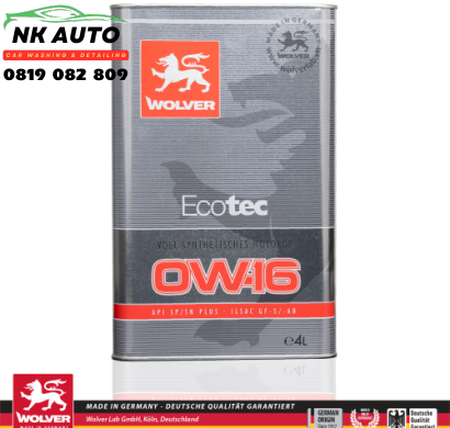 Dầu Nhớt Wolver Ecotec 0W-16 4L