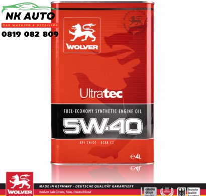 Dầu Nhớt Wolver UltraTec 5W-40 4L