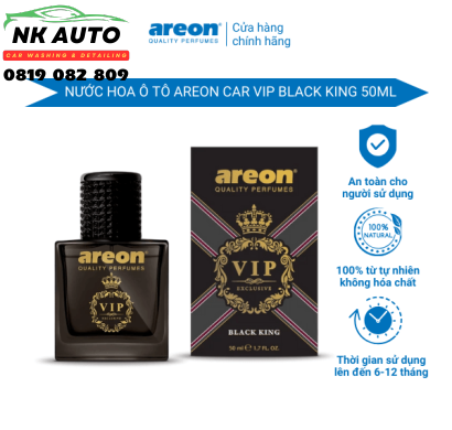Nước hoa ô tô Areon Car Perfume VIP Black King
