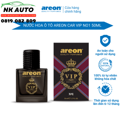 Nước hoa ô tô Areon Car Perfume VIP No1