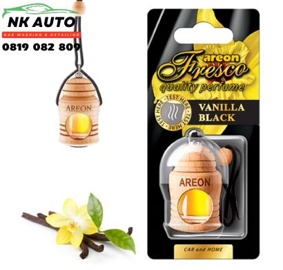 Tinh dầu treo xe ô tô Areon Fresco Vanilla Black