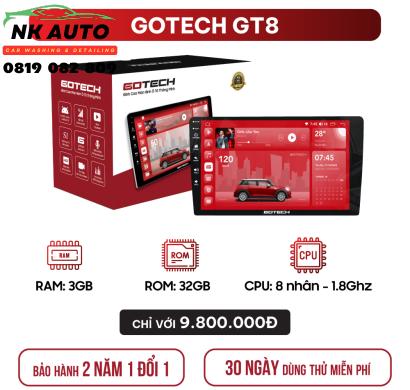 MÀN HÌNH Ô TÔ THÔNG MINH GOTECH GT8