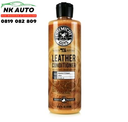 Kem dưỡng ghế da cao cấp Chemical Guys Vintage Leather Conditioner Vitamin E - 473ml