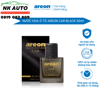 Nước hoa ô tô Areon Car Black Perfume