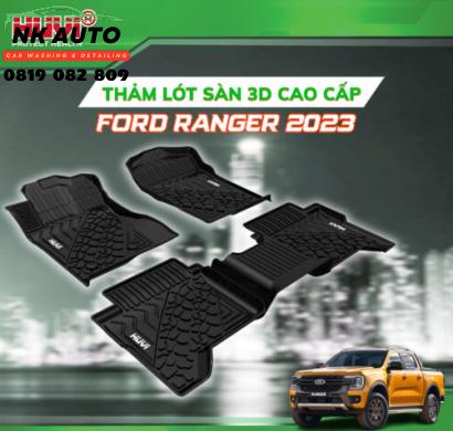 Thảm lót sàn ô tô Ford Ranger 2023 3D cao cấp
