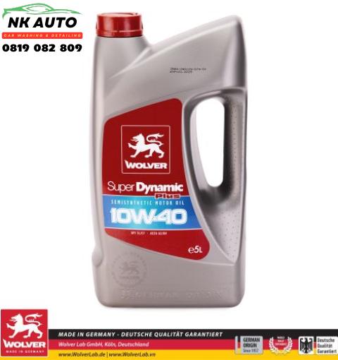 Dầu Nhớt Wolver Super Dynamic Plus 10W-40 5L