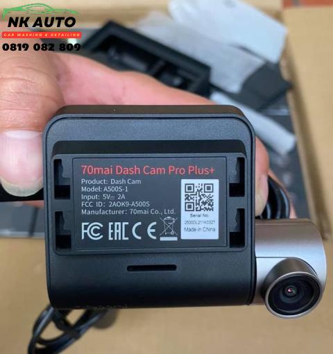 Camera hành trình Xiaomi 70mai A500S 2 mắt ghi hình trước sau