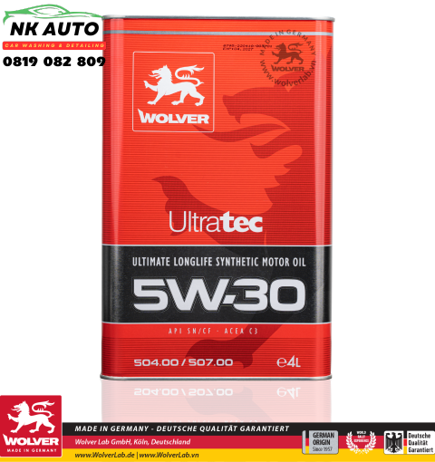 Dầu Nhớt Wolver UltraTec 5W-30 C3 4L