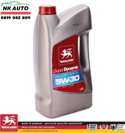 Dầu Nhớt Wolver Super Dynamic 5W-30 Plus 5L