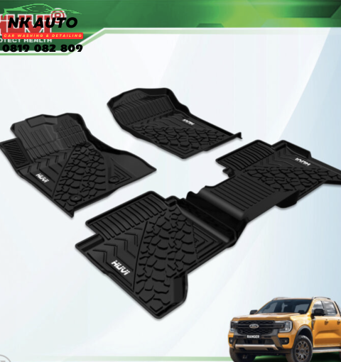 Thảm lót sàn ô tô Ford Ranger 2023 3D cao cấp