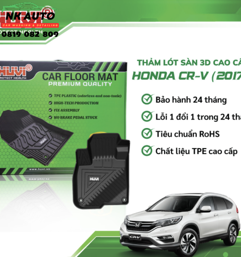 Thảm lót sàn ô tô Honda CRV 2017-2022 cao cấp