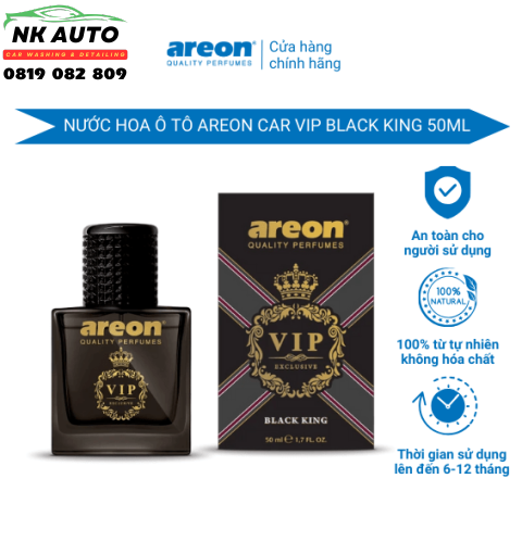 Nước hoa ô tô Areon Car Perfume VIP Black King