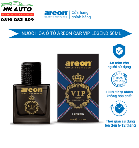 Nước hoa ô tô Areon Car Perfume VIP Legend