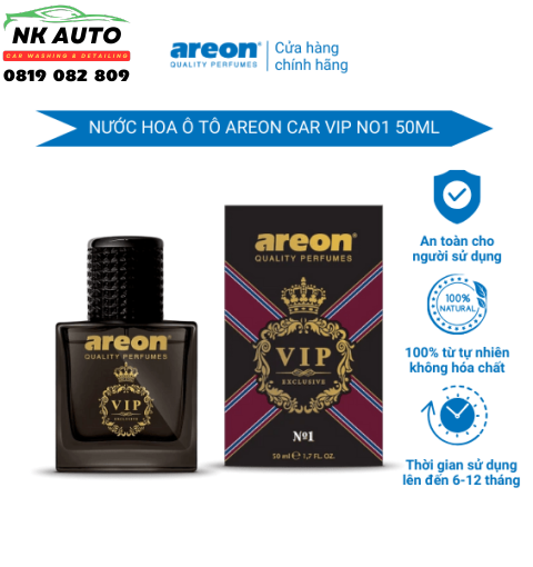 Nước hoa ô tô Areon Car Perfume VIP No1