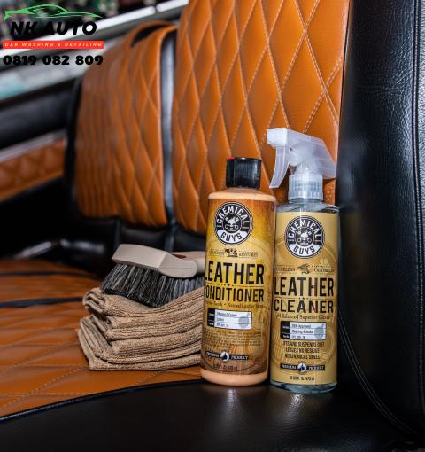 Kem dưỡng ghế da cao cấp Chemical Guys Vintage Leather Conditioner Vitamin E - 473ml