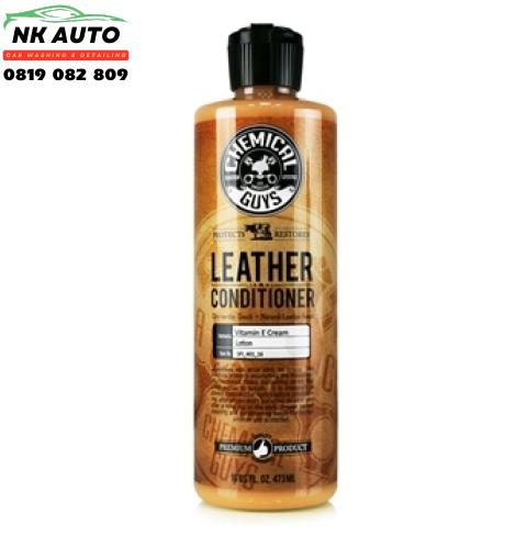 Kem dưỡng ghế da cao cấp Chemical Guys Vintage Leather Conditioner Vitamin E - 473ml