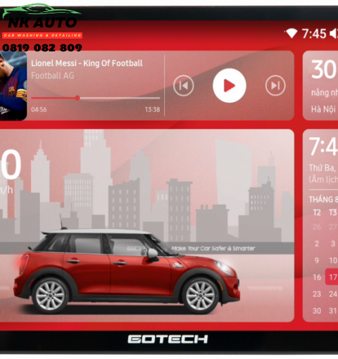 MÀN HÌNH Ô TÔ THÔNG MINH GOTECH GT6 NEW