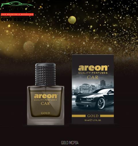 Nước hoa ô tô Areon Car Gold Perfume chai xịt 50ml
