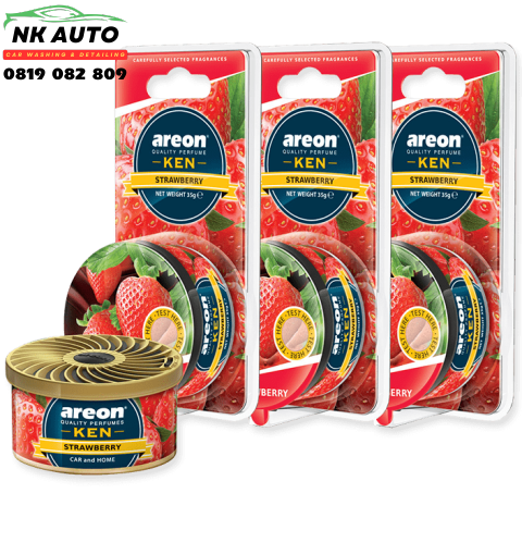 Sáp thơm ô tô Areon Ken Strawberry – Hương dâu tây