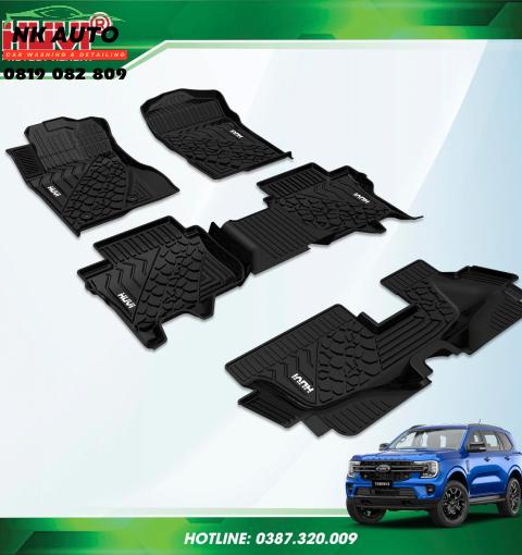 Thảm lót sàn ô tô Ford Everest 2023 3D cao cấp