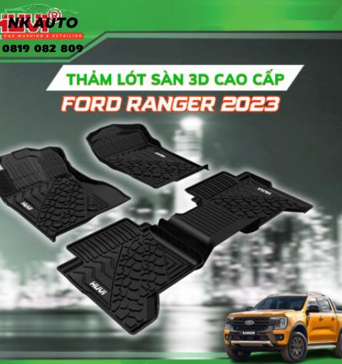 Thảm lót sàn ô tô Ford Ranger 2023 3D cao cấp