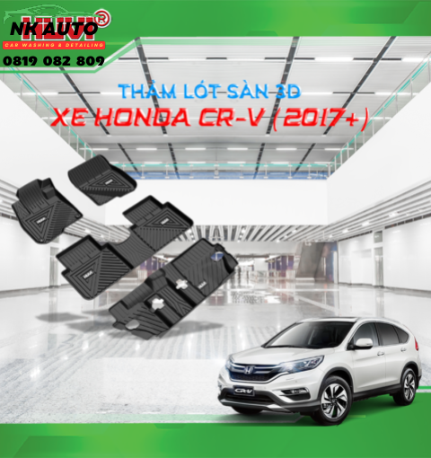 Thảm lót sàn ô tô Honda CRV 2017-2022 cao cấp